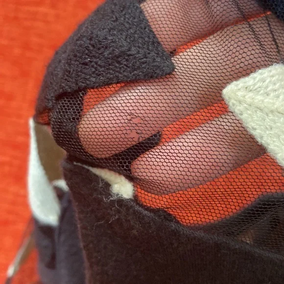 Essentiel Antwerp Black Sheer Geometric Sweatshirt - Picture 5 of 6